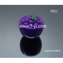100ml Custom Lovely Grape Fruit Shape Cosmetic Jar